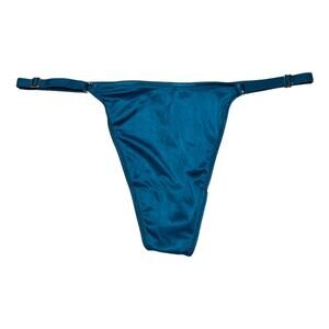 Victoria's Secret Smooth High-Leg Adjustable V-String Panty Jade Size Medium